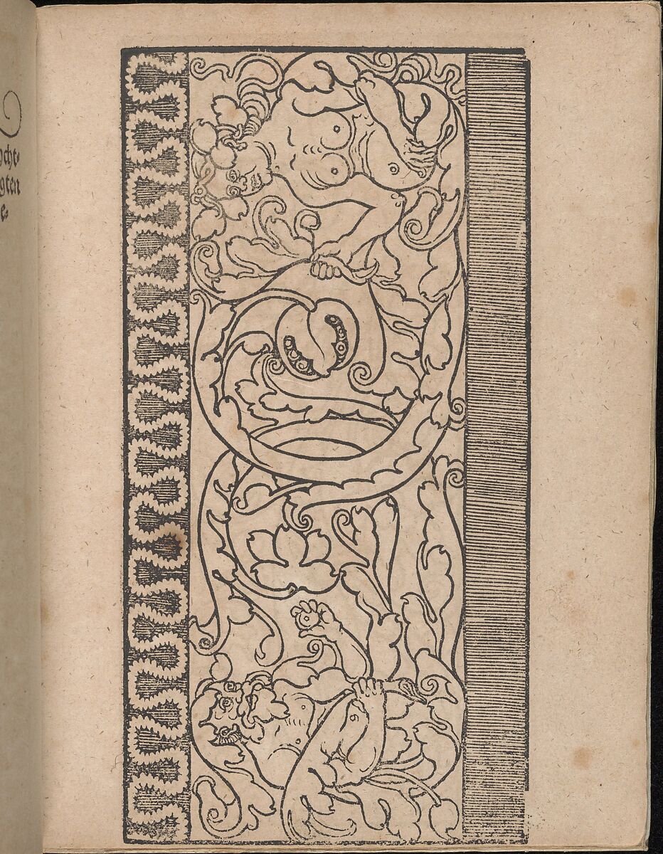 Ein new Modelbuch..., title page (verso), Johann Schönsperger the Younger (German, active 1510–30), Woodcut 