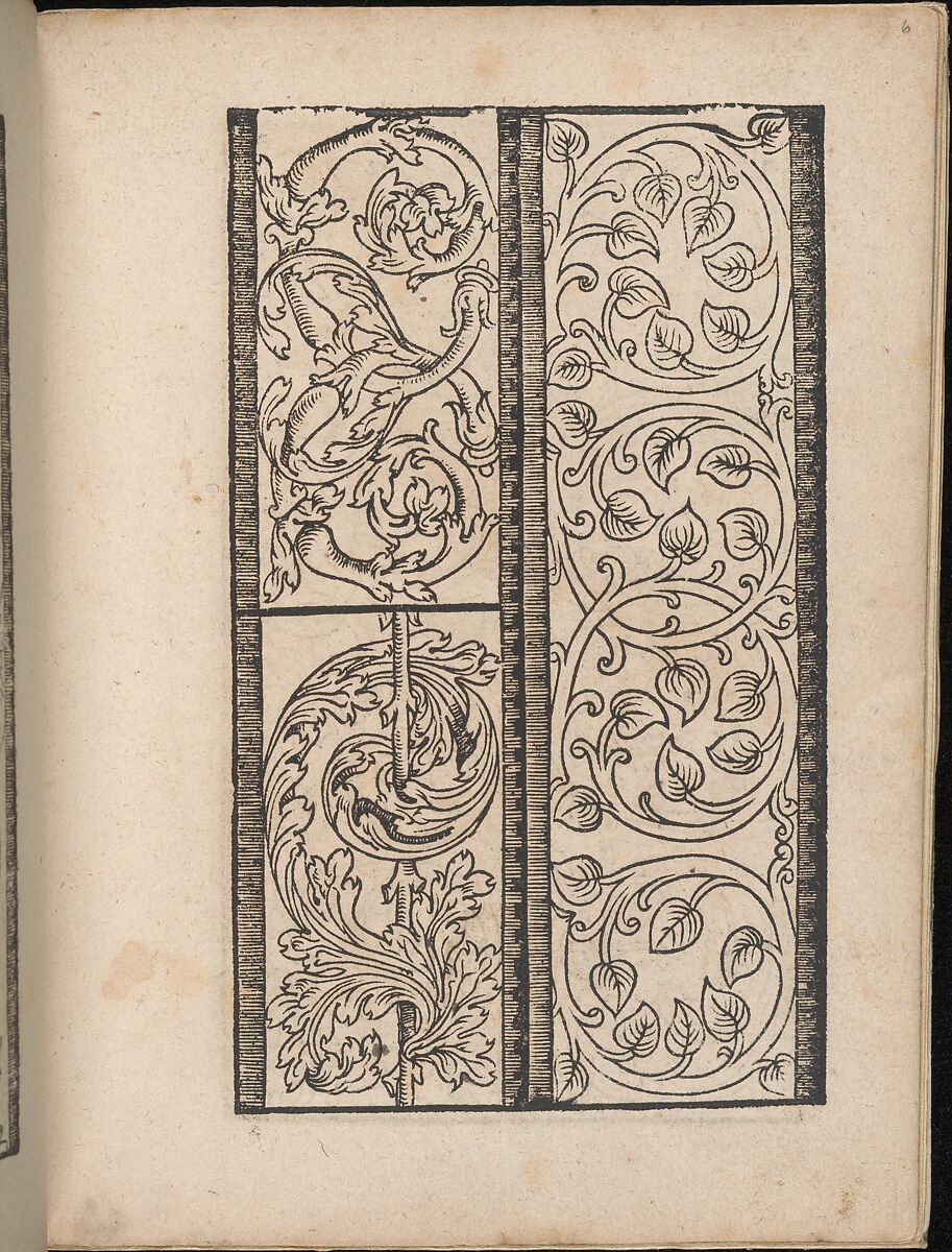 Ein new Modelbuch..., page 3 (verso), Johann Schönsperger the Younger (German, active 1510–30), Woodcut 