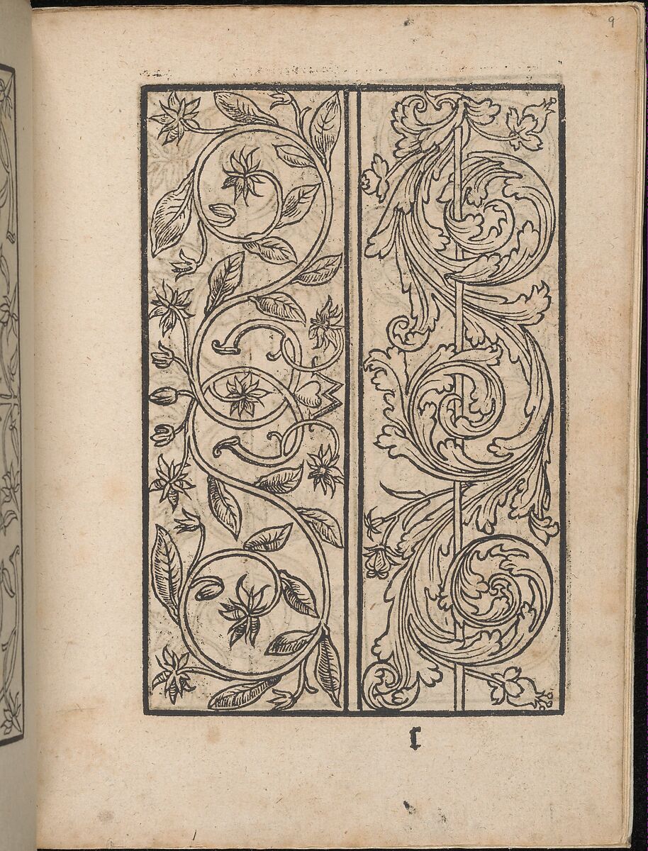 Ein new Modelbuch..., page 5 (recto), Johann Schönsperger the Younger (German, active 1510–30), Woodcut 