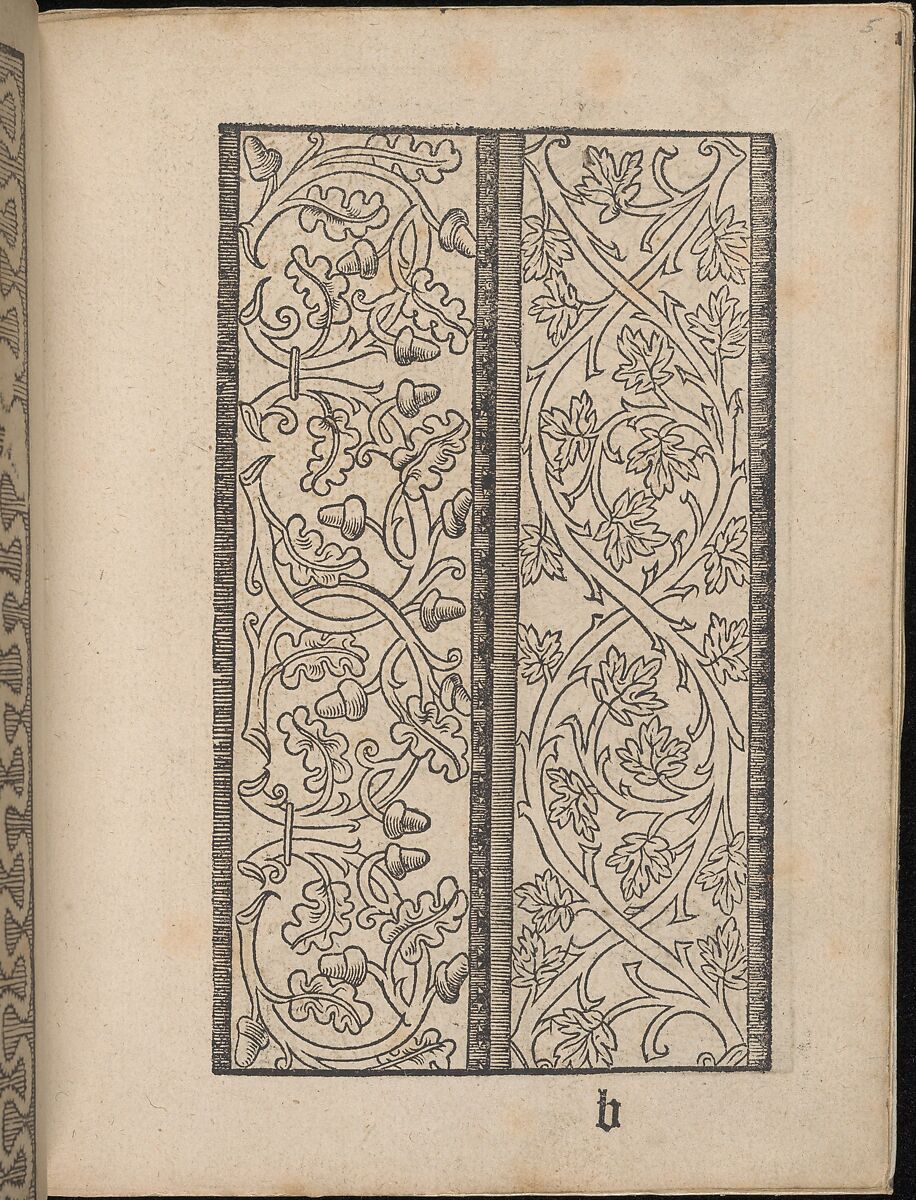 Ein new Modelbuch..., page 5 (recto), Johann Schönsperger the Younger (German, active 1510–30), Woodcut