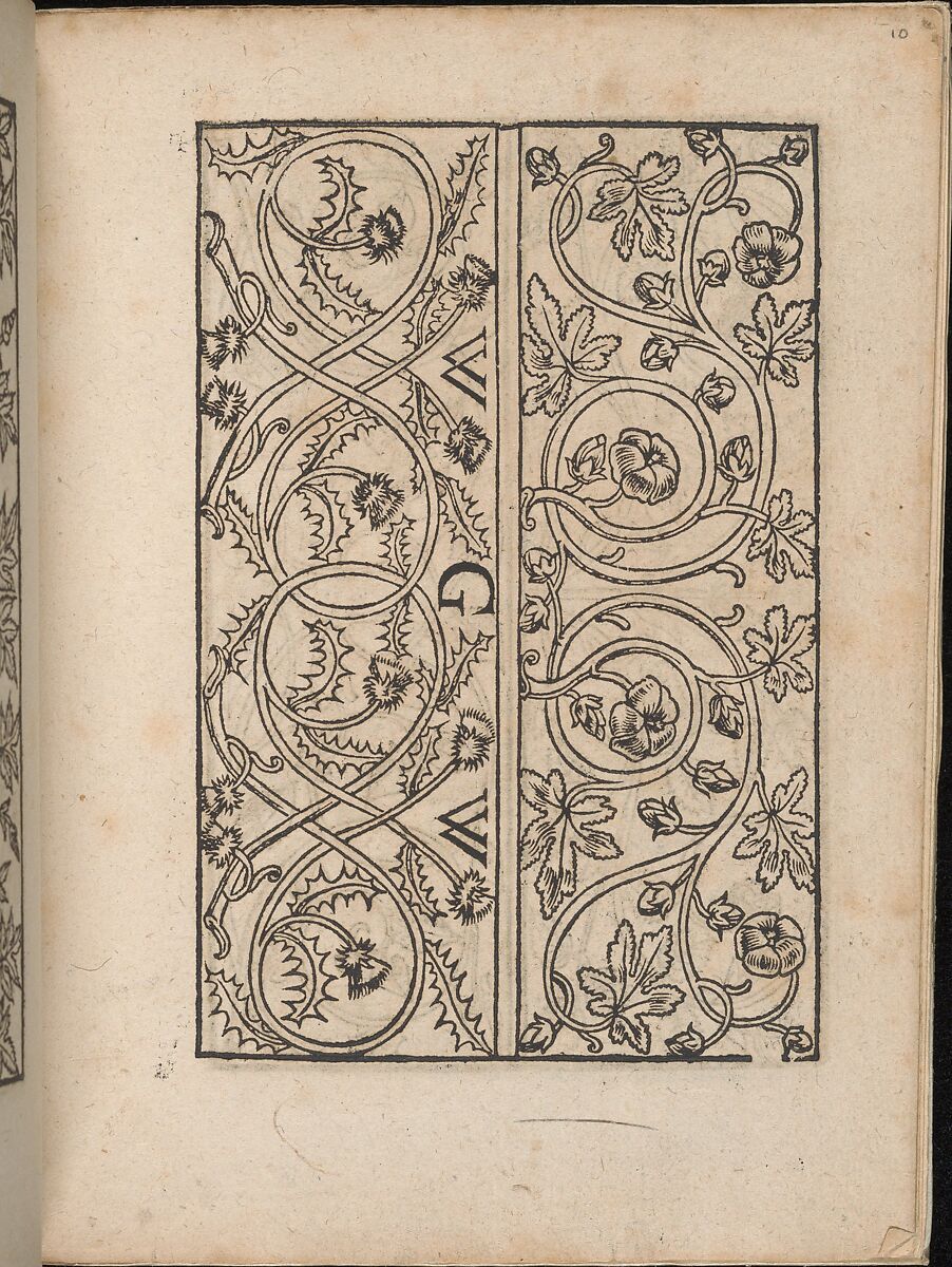 Ein new Modelbuch..., page 5 (verso), Johann Schönsperger the Younger (German, active 1510–30), Woodcut 