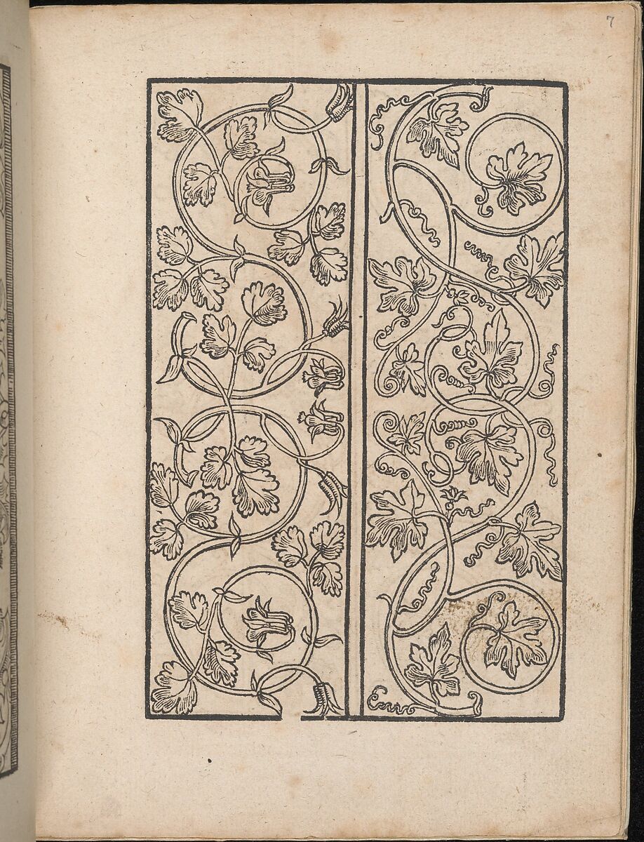 Ein new Modelbuch..., page 7 (recto), Johann Schönsperger the Younger (German, active 1510–30), Woodcut