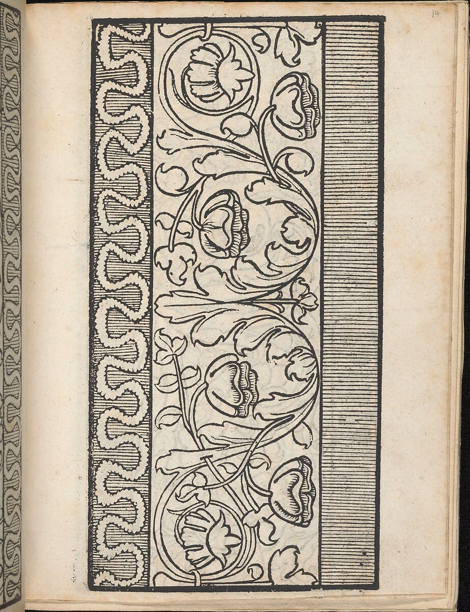 Ein new Modelbuch..., page 7 (verso), Johann Schönsperger the Younger (German, active 1510–30), Woodcut 