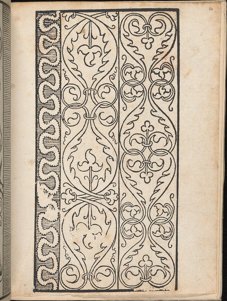 Ein new Modelbuch..., page 8 (verso), Johann Schönsperger the Younger (German, active 1510–30), Woodcut 