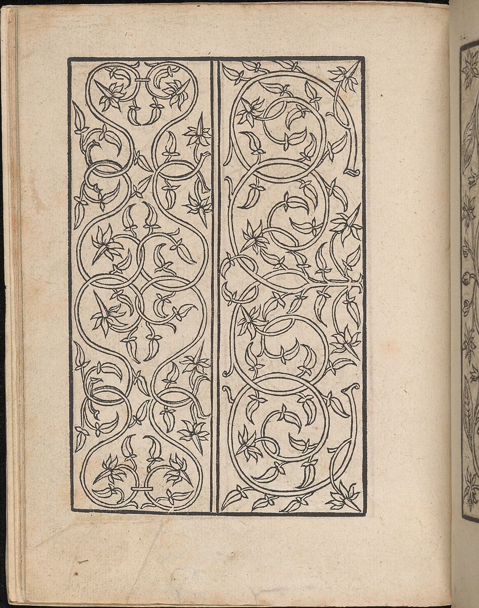 Ein new Modelbuch..., page 8 (verso), Johann Schönsperger the Younger (German, active 1510–30), Woodcut