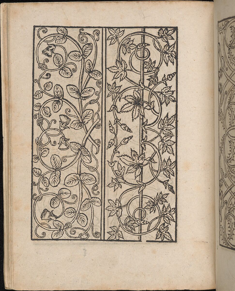 Ein new Modelbuch..., page 9 (verso), Johann Schönsperger the Younger (German, active 1510–30), Woodcut 