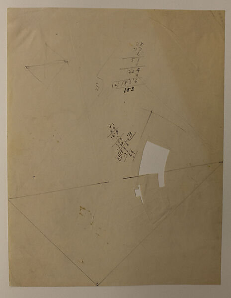 Sketches for "The Sun", Richard Lippold (American, Milwaukee, Wisconsin 1915– 2002 Roslyn, New York), Graphite on paper 