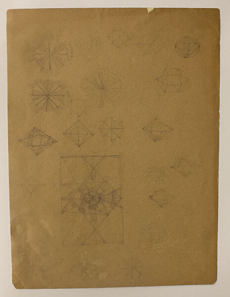 Sketches for "The Sun", Richard Lippold (American, Milwaukee, Wisconsin 1915– 2002 Roslyn, New York), Graphite on paper 