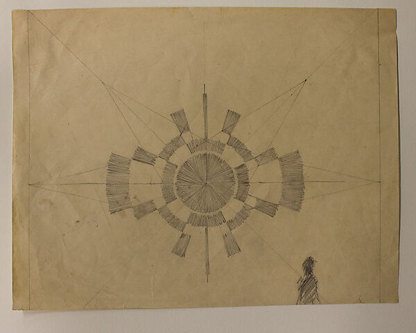 Sketches for "The Sun", Richard Lippold (American, Milwaukee, Wisconsin 1915– 2002 Roslyn, New York), Graphite on paper 