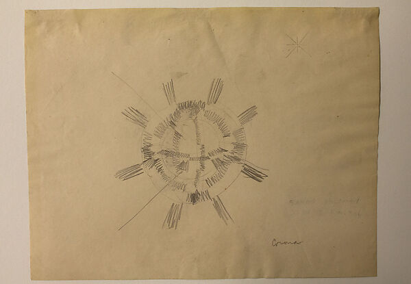 Sketches for "The Sun", Richard Lippold (American, Milwaukee, Wisconsin 1915– 2002 Roslyn, New York), Graphite on paper 