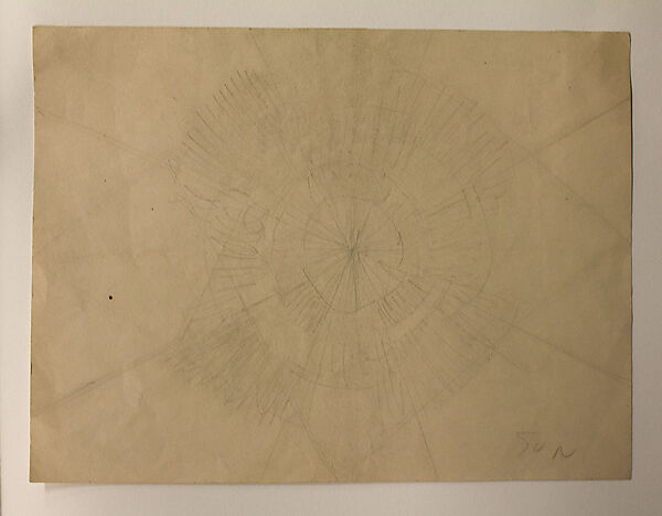 Sketches for "The Sun", Richard Lippold (American, Milwaukee, Wisconsin 1915– 2002 Roslyn, New York), Graphite on paper 