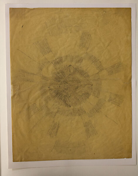 Sketches for "The Sun", Richard Lippold (American, Milwaukee, Wisconsin 1915– 2002 Roslyn, New York), Graphite on tracing paper 
