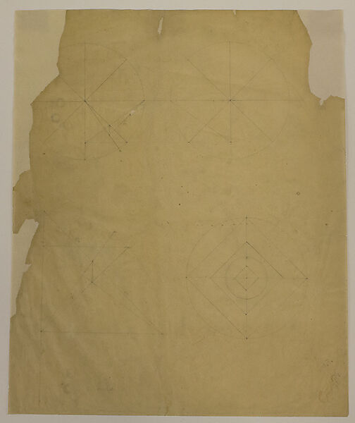 Sketches for "The Sun", Richard Lippold (American, Milwaukee, Wisconsin 1915– 2002 Roslyn, New York), Graphite on tracing paper 
