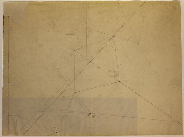 Sketches for "The Sun", Richard Lippold (American, Milwaukee, Wisconsin 1915– 2002 Roslyn, New York), Graphite on tracing paper 