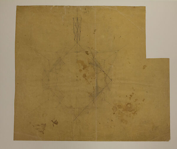 Sketches for "The Sun", Richard Lippold (American, Milwaukee, Wisconsin 1915– 2002 Roslyn, New York), Graphite on tracing paper 