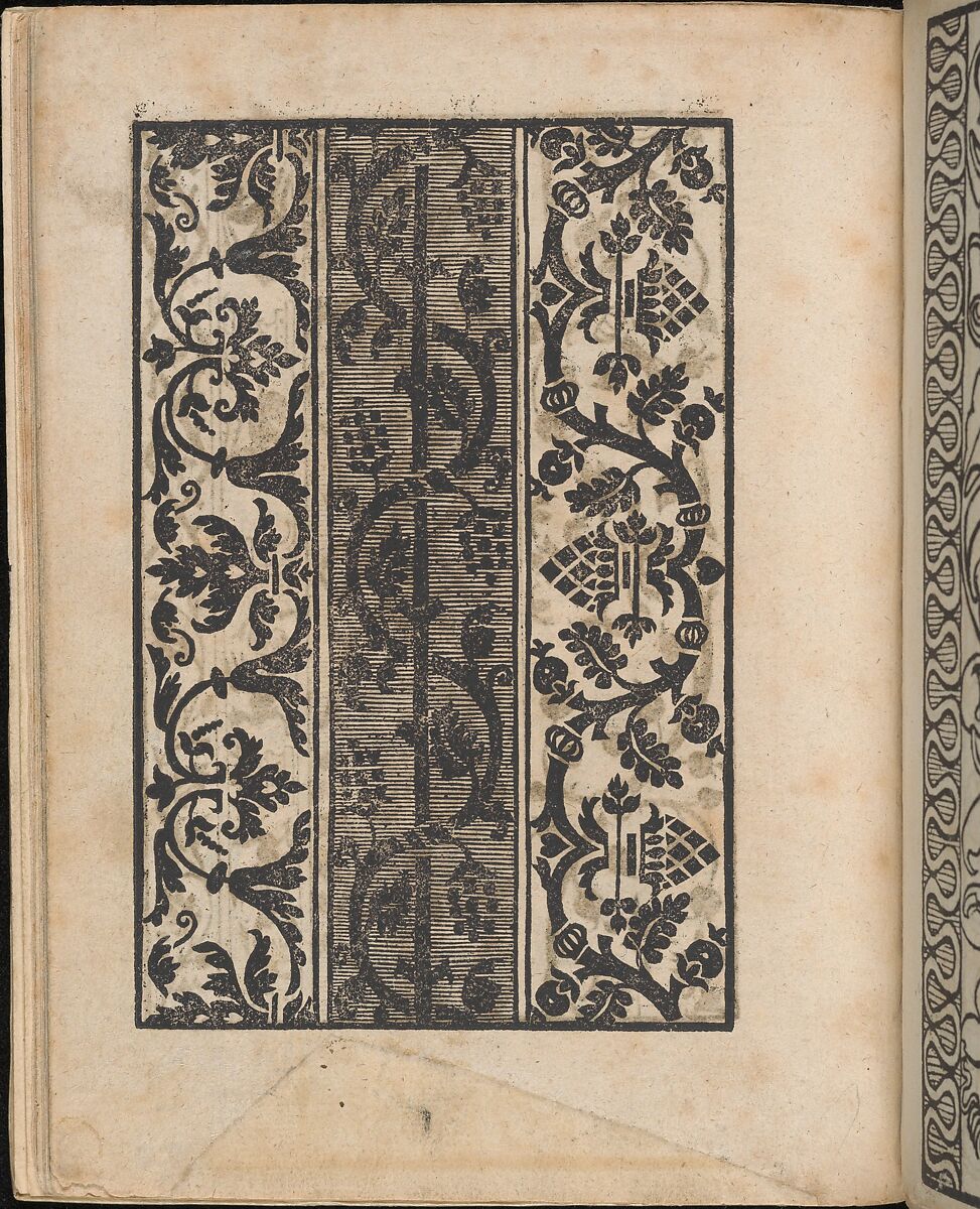 Ein new Modelbuch..., page 12 (verso), Johann Schönsperger the Younger (German, active 1510–30), Woodcut 