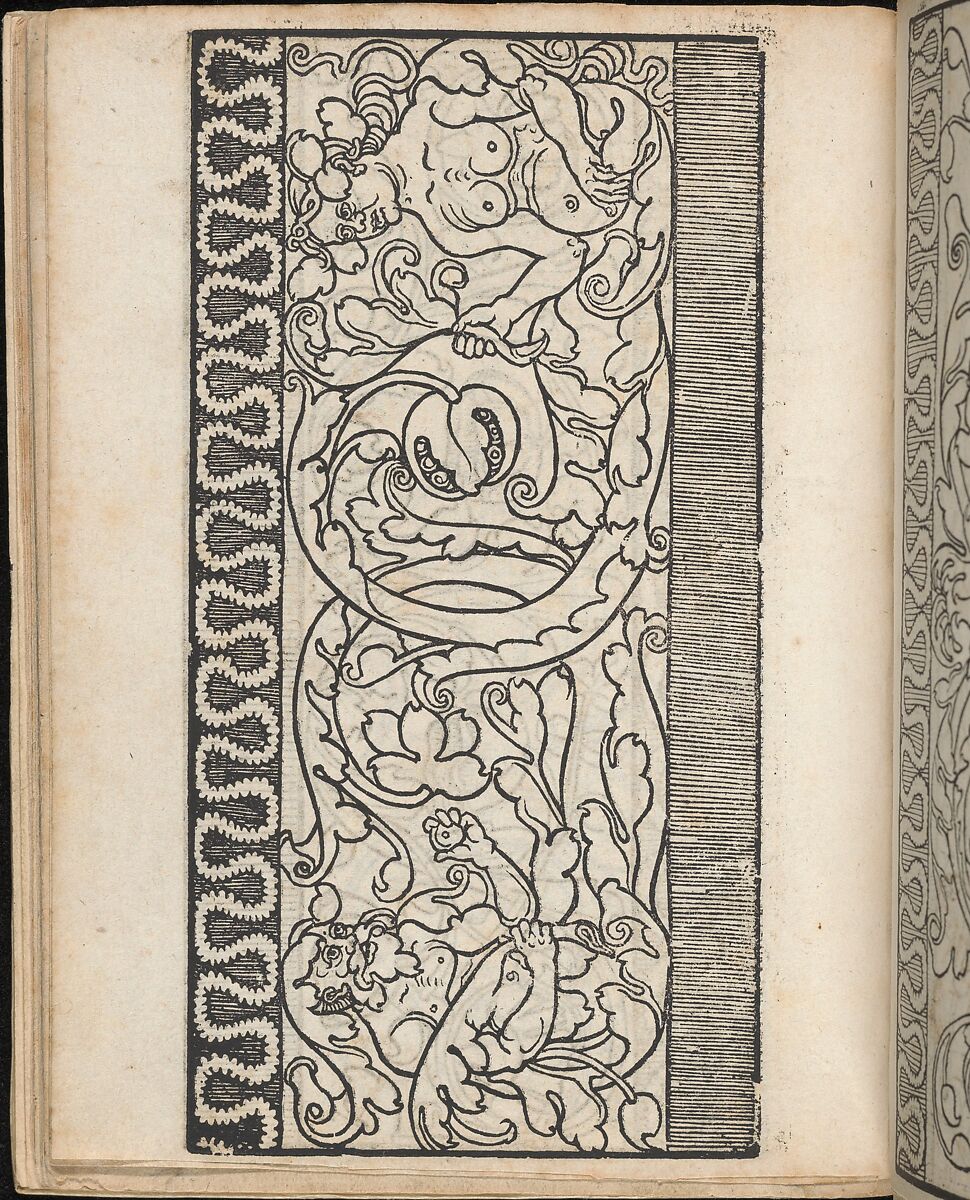 Ein new Modelbuch..., page 14 (verso), Johann Schönsperger the Younger (German, active 1510–30), Woodcut 