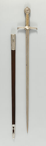 Academician Sword and Scabbard of Fernand Sabatté (1874–1940)
