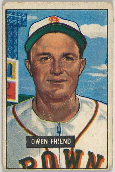 Owen Friend, 2nd Base, St. Louis Browns, from Picture Cards, series 5 (R406-5) issued by Bowman Gum, Issued by Bowman Gum Company, Commercial color lithograph 