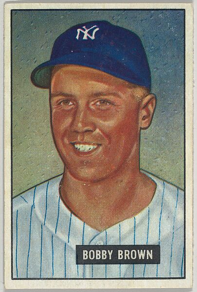 Bobby Brown, 3rd Base, New York Yankees, from Picture Cards, series 5 (R406-5) issued by Bowman Gum, Issued by Bowman Gum Company, Commercial color lithograph 