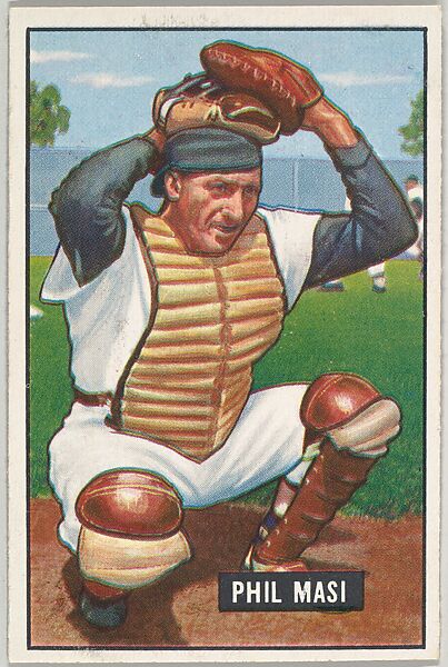 Phil Masi, Catcher, Chicago White Sox, from Picture Cards, series 5 (R406-5) issued by Bowman Gum, Issued by Bowman Gum Company, Commercial color lithograph 