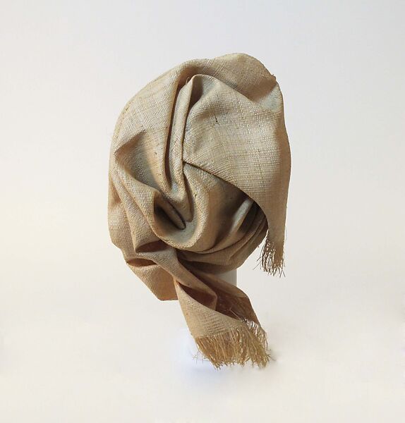 Hat, Philip Treacy (Irish, born 1966), raffia, silk, British