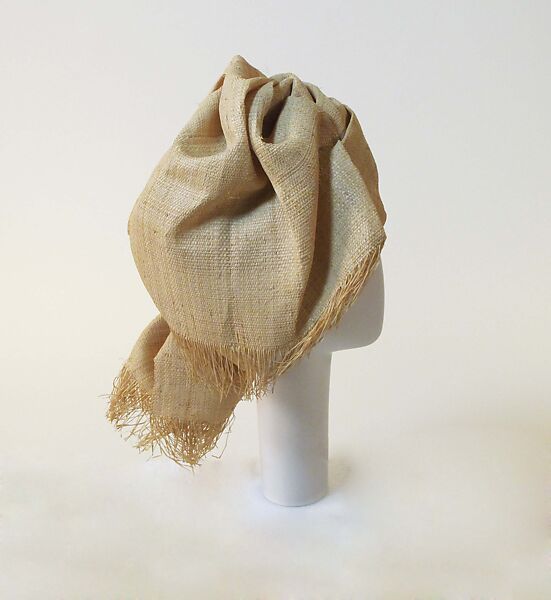 Hat, Philip Treacy (Irish, born 1966), raffia, silk, British