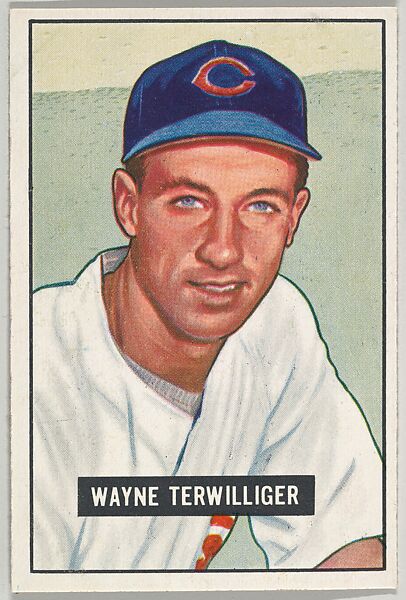 Wayne Terwilliger, 2nd Base, Chicago Cubs, from Picture Cards, series 5 (R406-5) issued by Bowman Gum, Issued by Bowman Gum Company, Commercial color lithograph 
