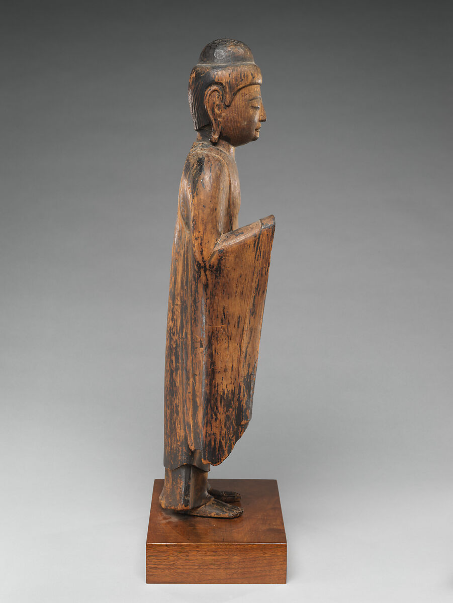 Standing Buddha, Wood, Japan