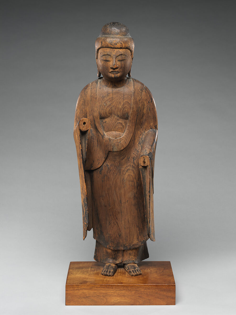 Standing Buddha, Wood, Japan 