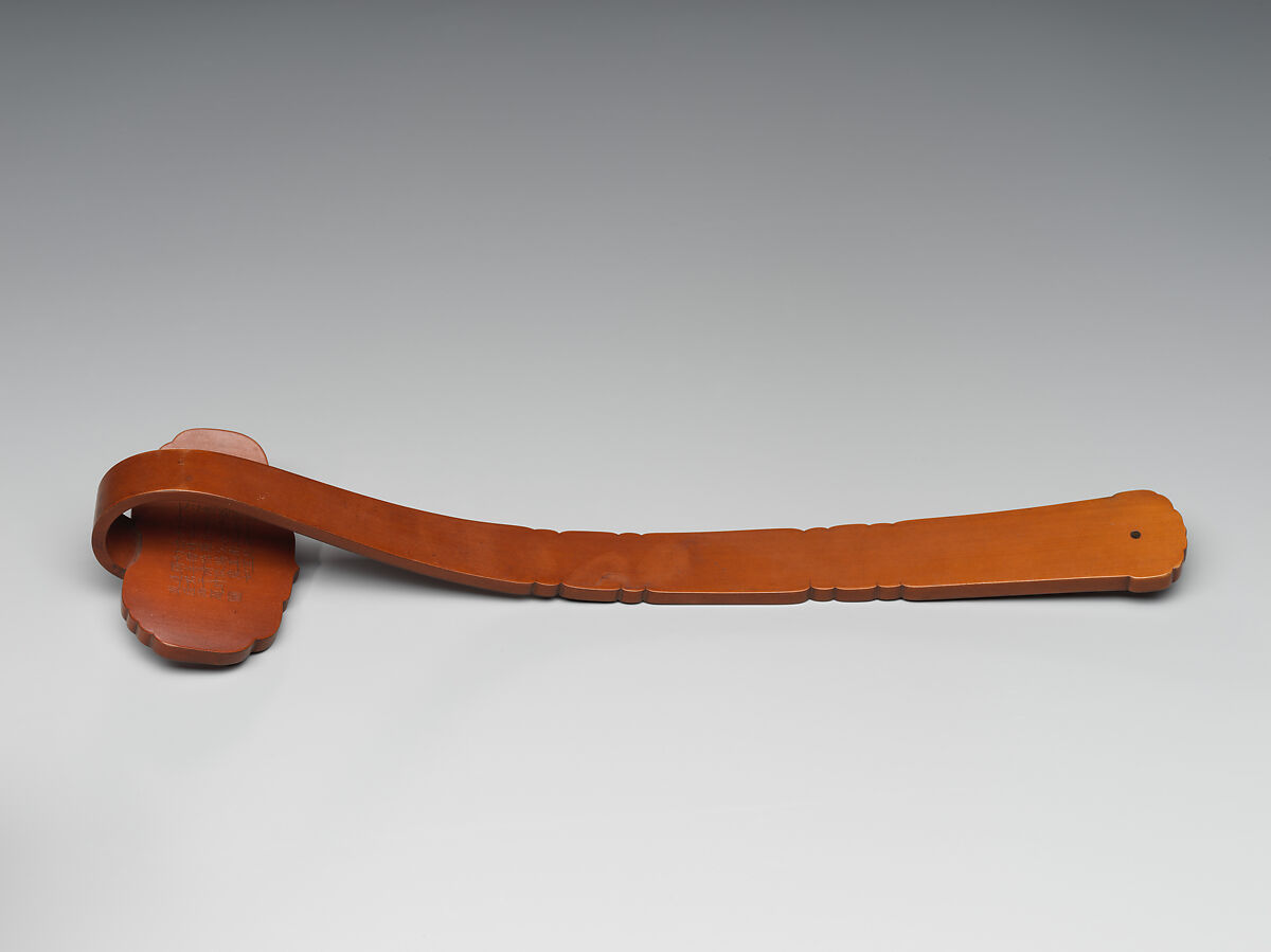 Ruyi scepter with poem composed by the Qianlong Emperor, Bamboo veneer, China