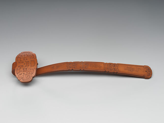 Ruyi scepter with poem composed by the Qianlong Emperor