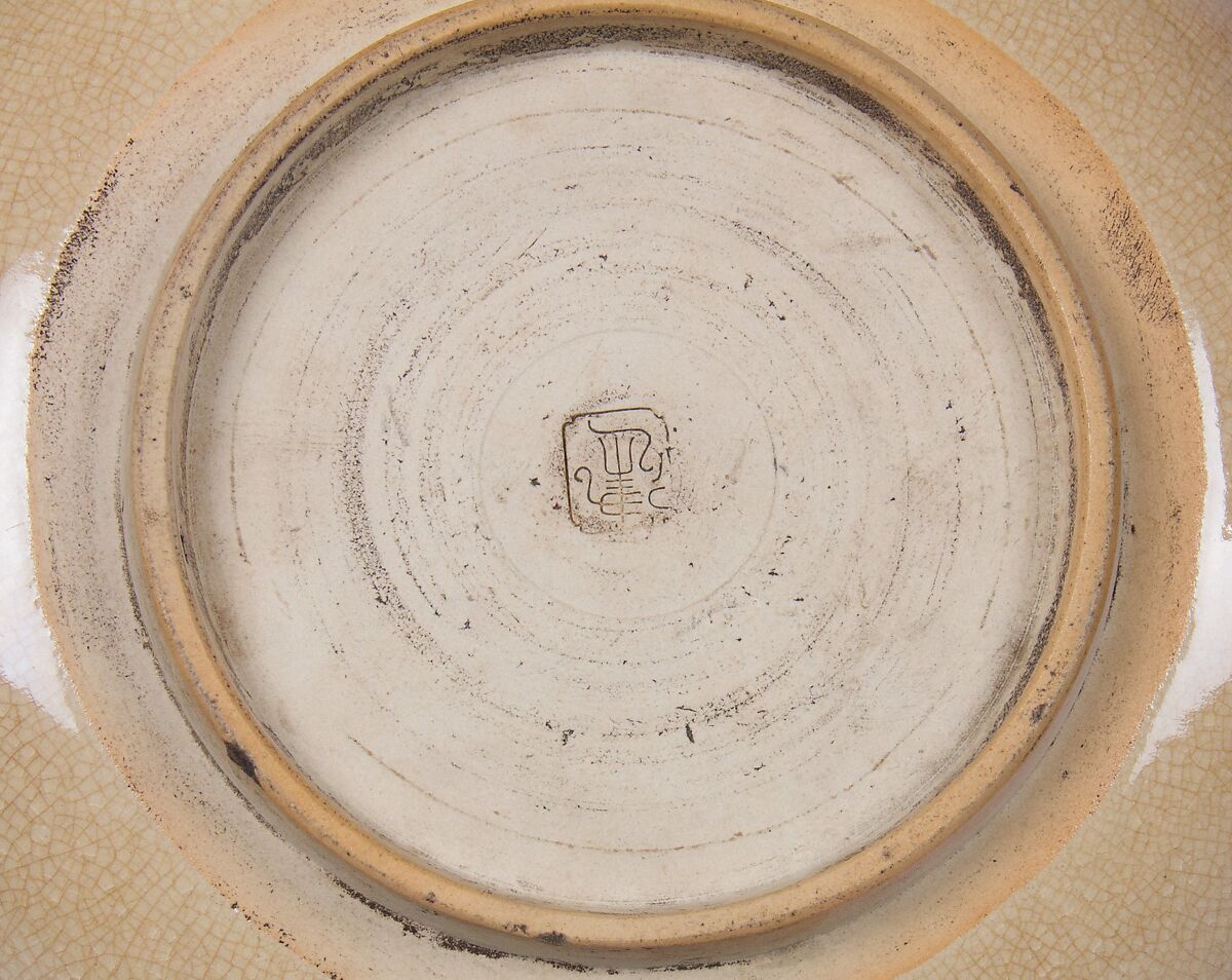 Bowl with deer, Stoneware (Takatori ware), Japan