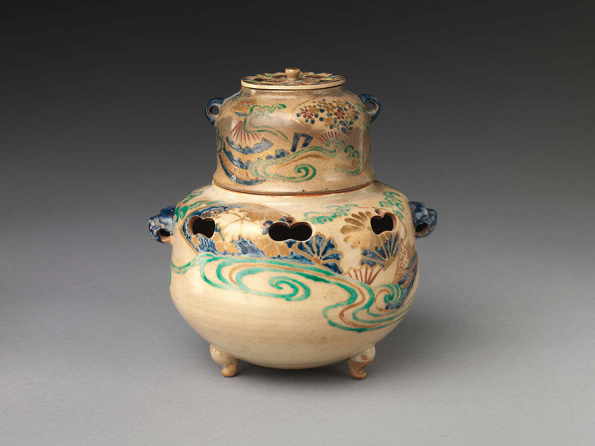 Clove boiler, Kiyomizu ware, Japan