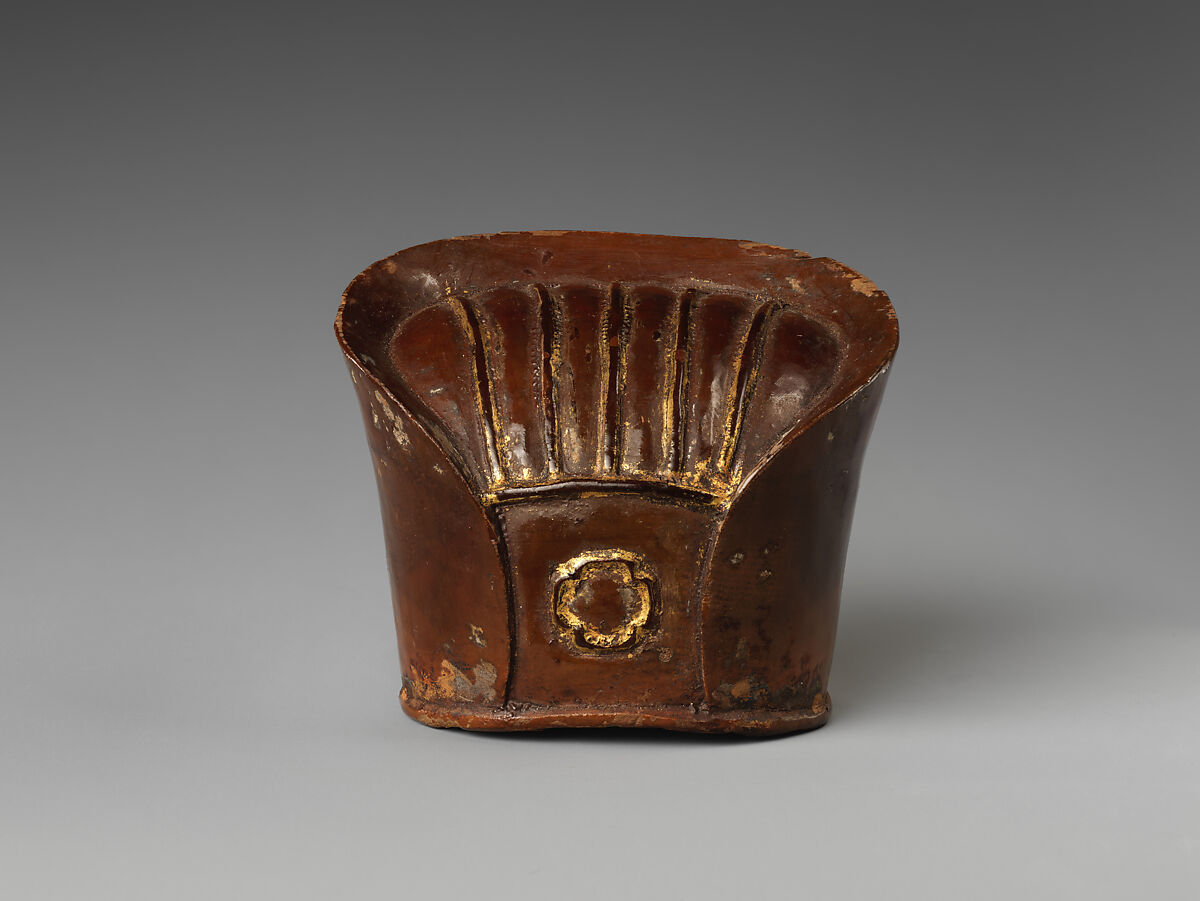 Hair ornament, Lacquer, gilt wood, China