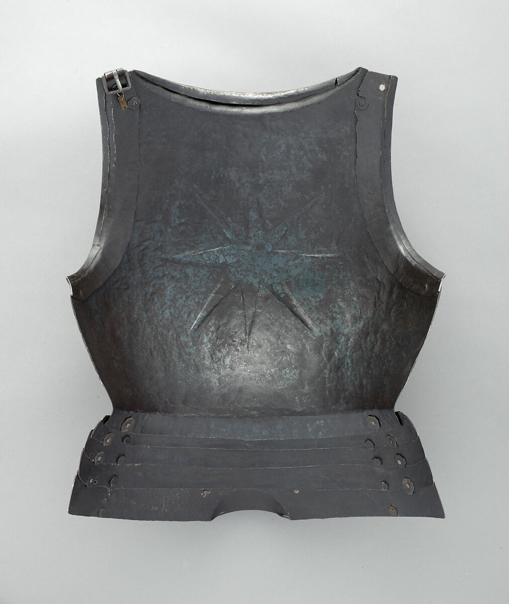 Breastplate, Steel, leather, German