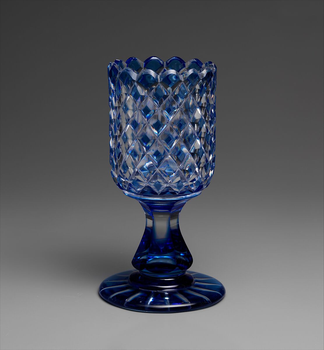 Large drinking vessel ca. 1855 Brooklyn Flint Glass Company This