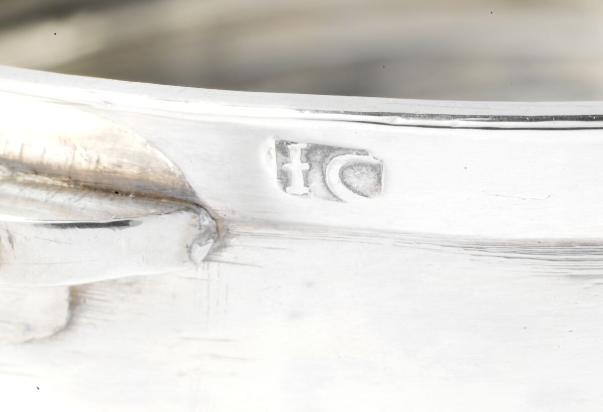 Porringer, John Cluett Jr. (active ca.1725–after 1758), Silver, American