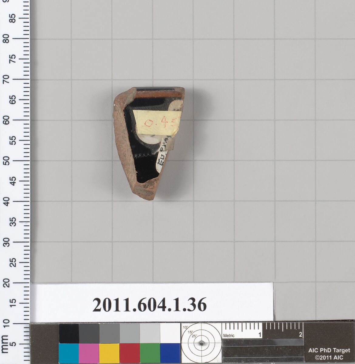 Terracotta rim fragment of a kylix (drinking cup), Attributed to Euphronios [DvB], Terracotta, Greek, Attic