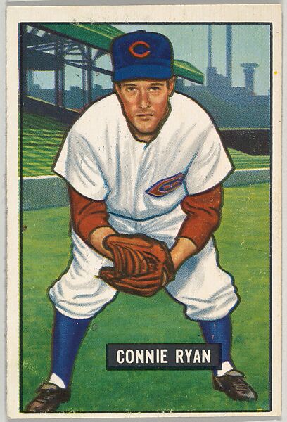 Connie Ryan, Infield, Cincinnati Reds, from Picture Cards, series 5 (R406-5) issued by Bowman Gum, Issued by Bowman Gum Company, Commercial color lithograph 