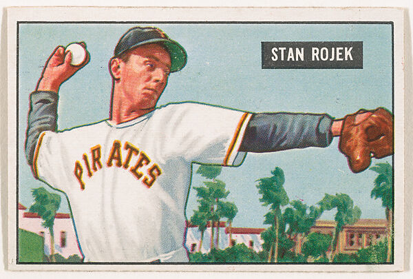 Stan Rojek, Shortstop, St. Louis Cardinals, from Picture Cards, series 5 (R406-5) issued by Bowman Gum, Issued by Bowman Gum Company, Commercial color lithograph 