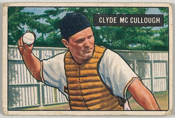 Clyde McCullough, Catcher, Pittsburgh Pirates, from Picture Cards, series 5 (R406-5) issued by Bowman Gum, Issued by Bowman Gum Company, Commercial color lithograph 