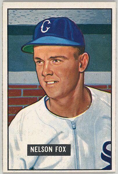 Nelson Fox, Infield, Chicago White Sox, from Picture Cards, series 5 (R406-5) issued by Bowman Gum, Issued by Bowman Gum Company, Commercial color lithograph 