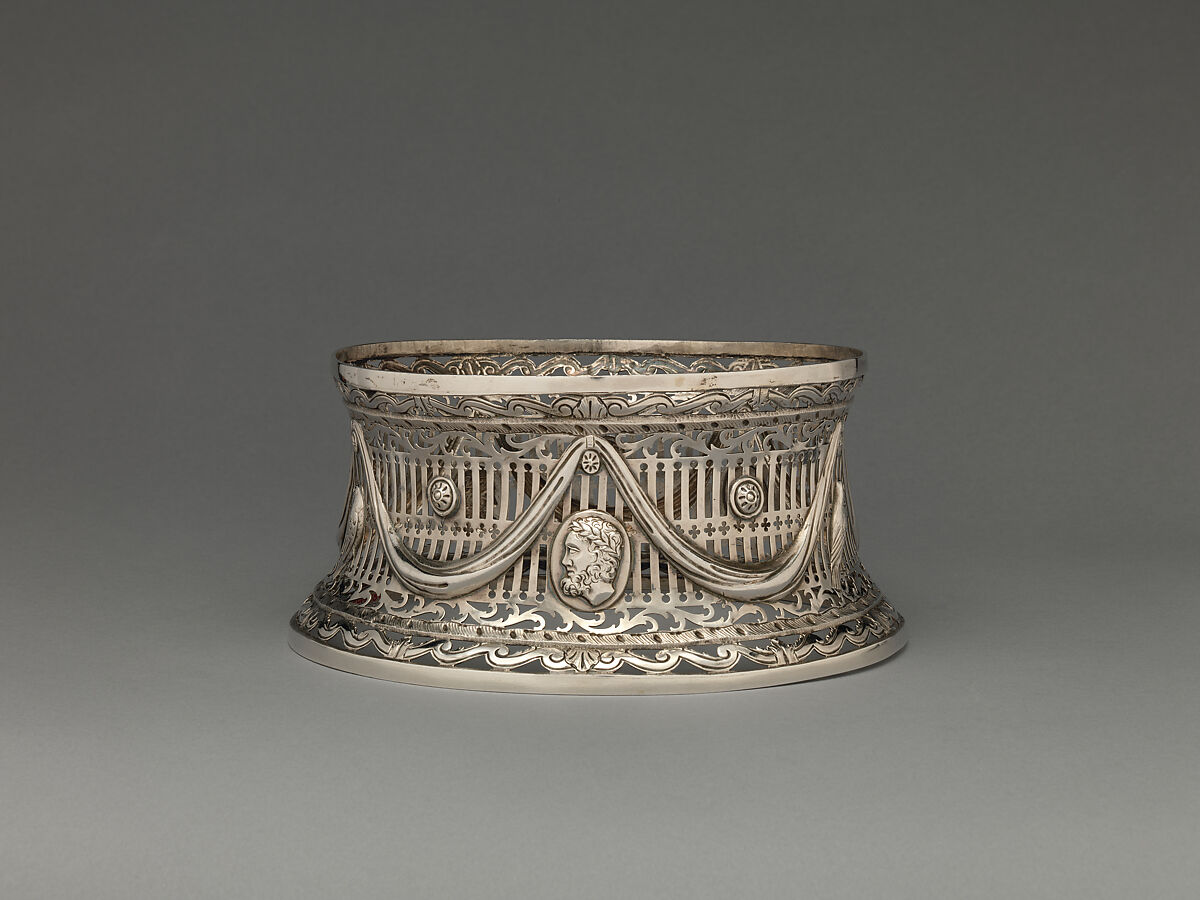 Portrait of Muhammad Shah Qajar and his Vizier Haj Mirza Aghasi, Ink, opaque watercolor, and gold on paper