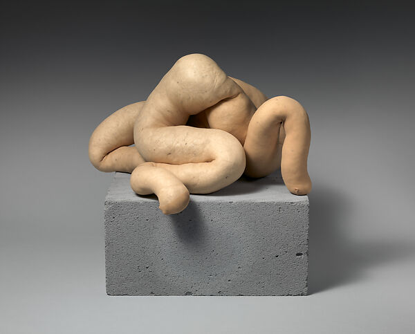 NUD CYCLADIC 9, Sarah Lucas (British, born London, 1962), Nylon, synthetic fiber, concrete, steel wire 