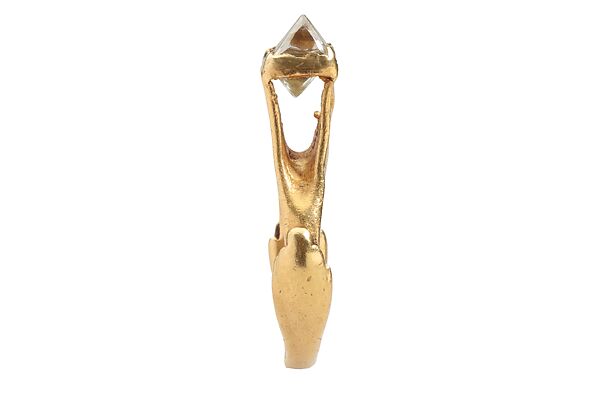 Octahedral Diamond Ring, Gold, diamond, Roman