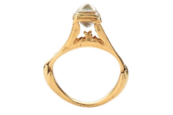 Octahedral Diamond Ring, Gold, diamond, Roman