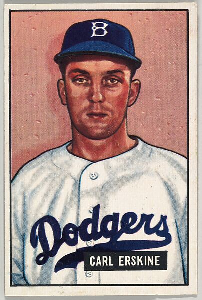 Brooklyn Dodgers, baseball card portrait]