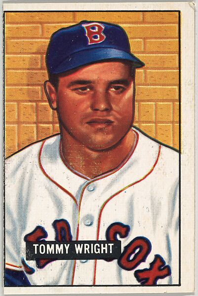 Tommy Wright, Outfield Boston Red Sox, from Picture Cards, series 5 (R406-5) issued by Bowman Gum, Issued by Bowman Gum Company, Commercial color lithograph 