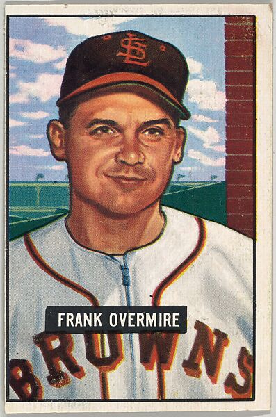 Frank Overmire, Pitcher, New York Yankees, from Picture Cards, series 5 (R406-5) issued by Bowman Gum, Issued by Bowman Gum Company, Commercial color lithograph 